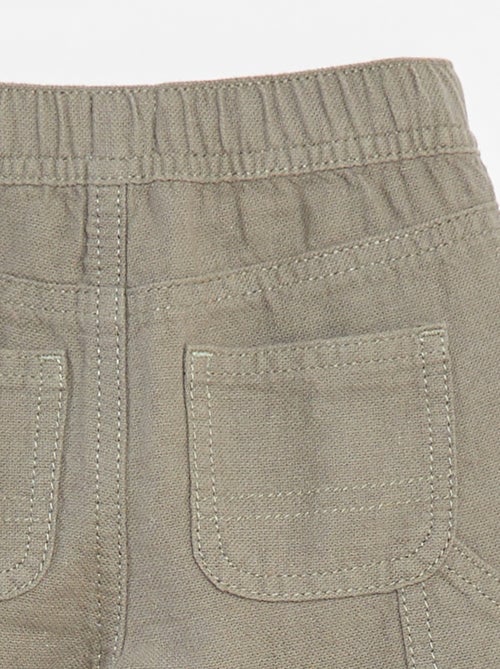 Broek van linnenmix - Kiabi