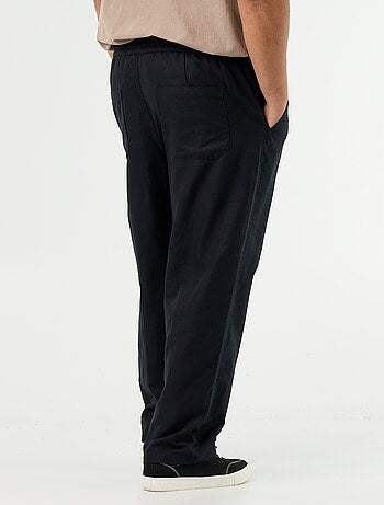 Broek van linnenmix