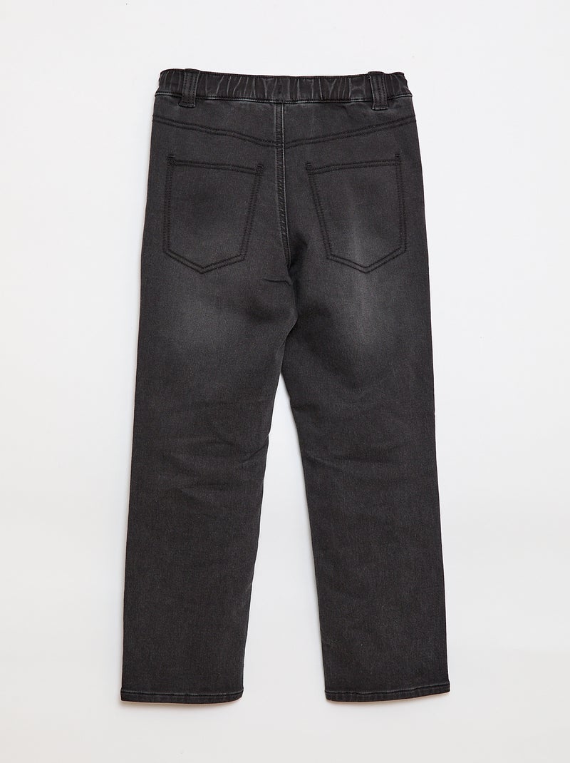 Broek van spijkerstof - So Easy Grijs - Kiabi