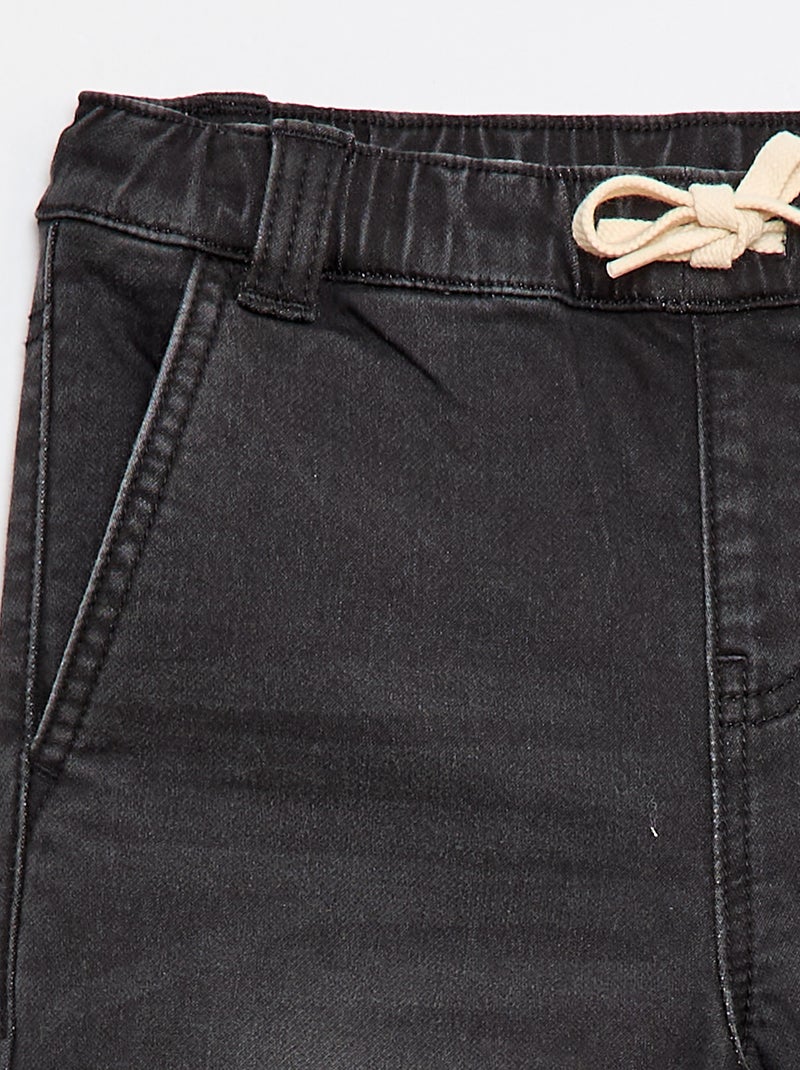 Broek van spijkerstof - So Easy Grijs - Kiabi