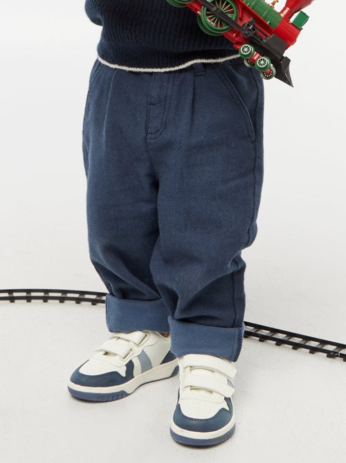 Broek van twill met 2 echte zakken - Kiabi