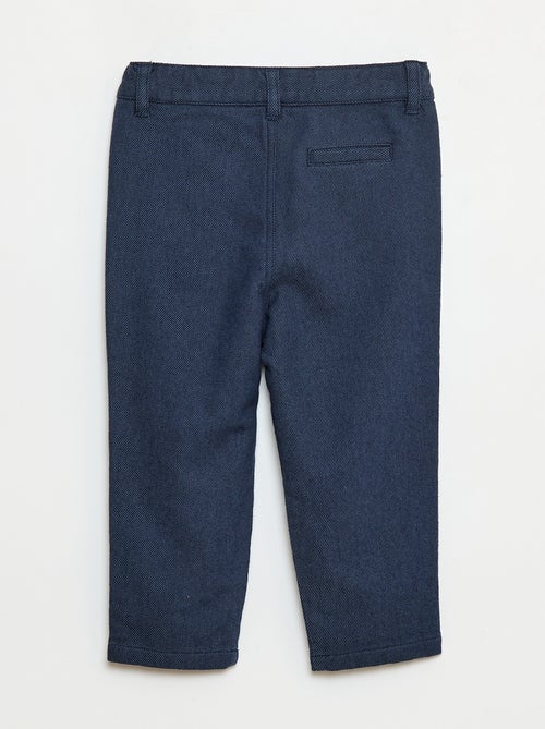 Broek van twill met 2 echte zakken - Kiabi