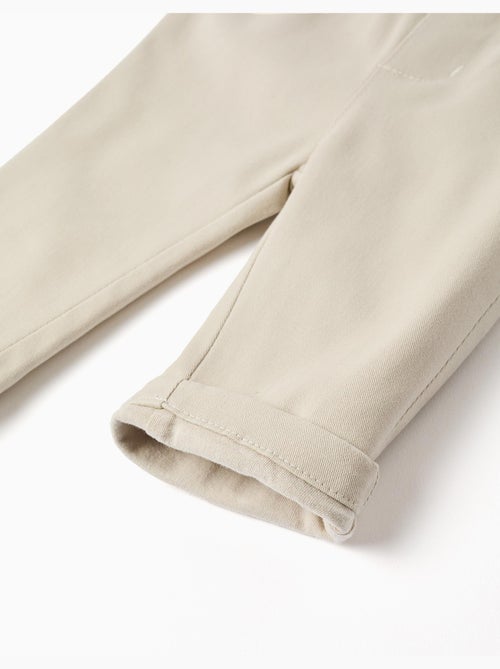 Broek van twill met afneembare bretels - Kiabi