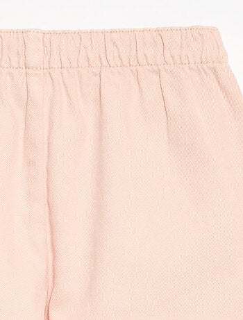 Broek van twill met trekkoordjes