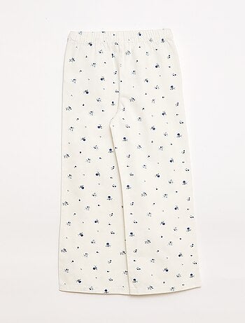Broek van twill met trekkoordjes