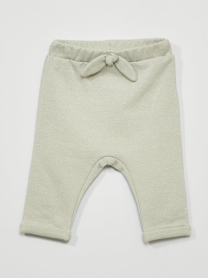 Broekje van joggingstof BLAUW - Kiabi