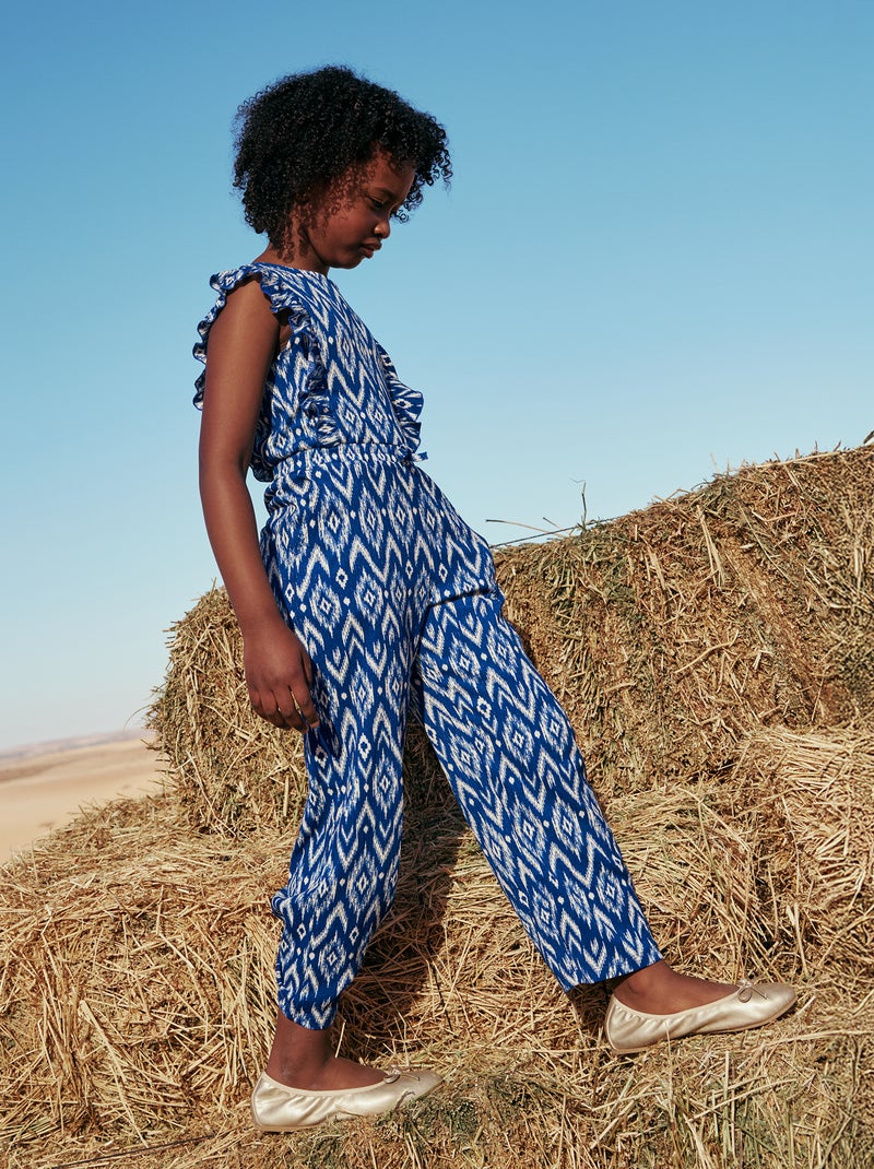 Broekpak met motief Blauw - Kiabi