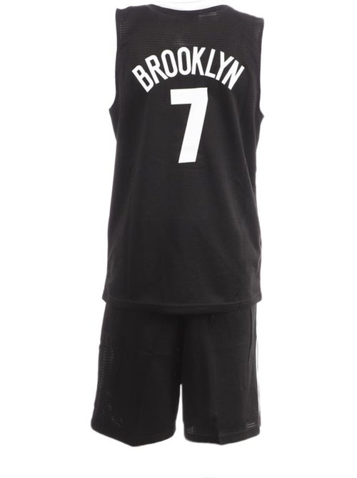 Brooklyn Basketbaloutfit Zwart/Wit Junior Sport Zone - Kiabi Brooklyn Basketbaloutfit Zwart/Wit Junior Sport Zone - Kiabi