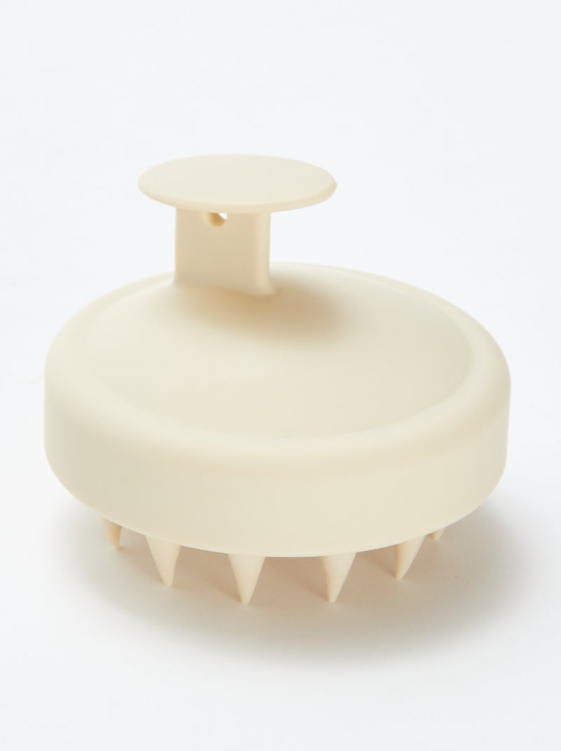 Brosse de massage en silicone beige - Kiabi