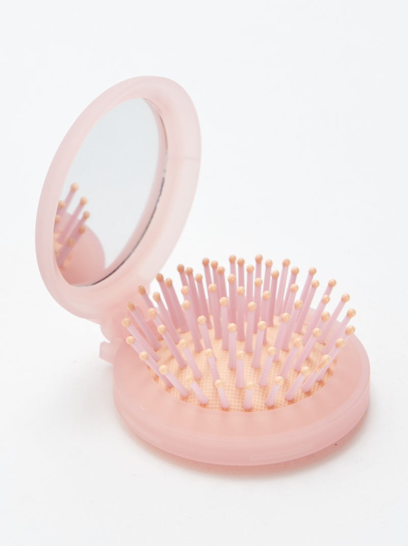 Brosse de poche 'Minnie' 'Disney' Rose - Kiabi