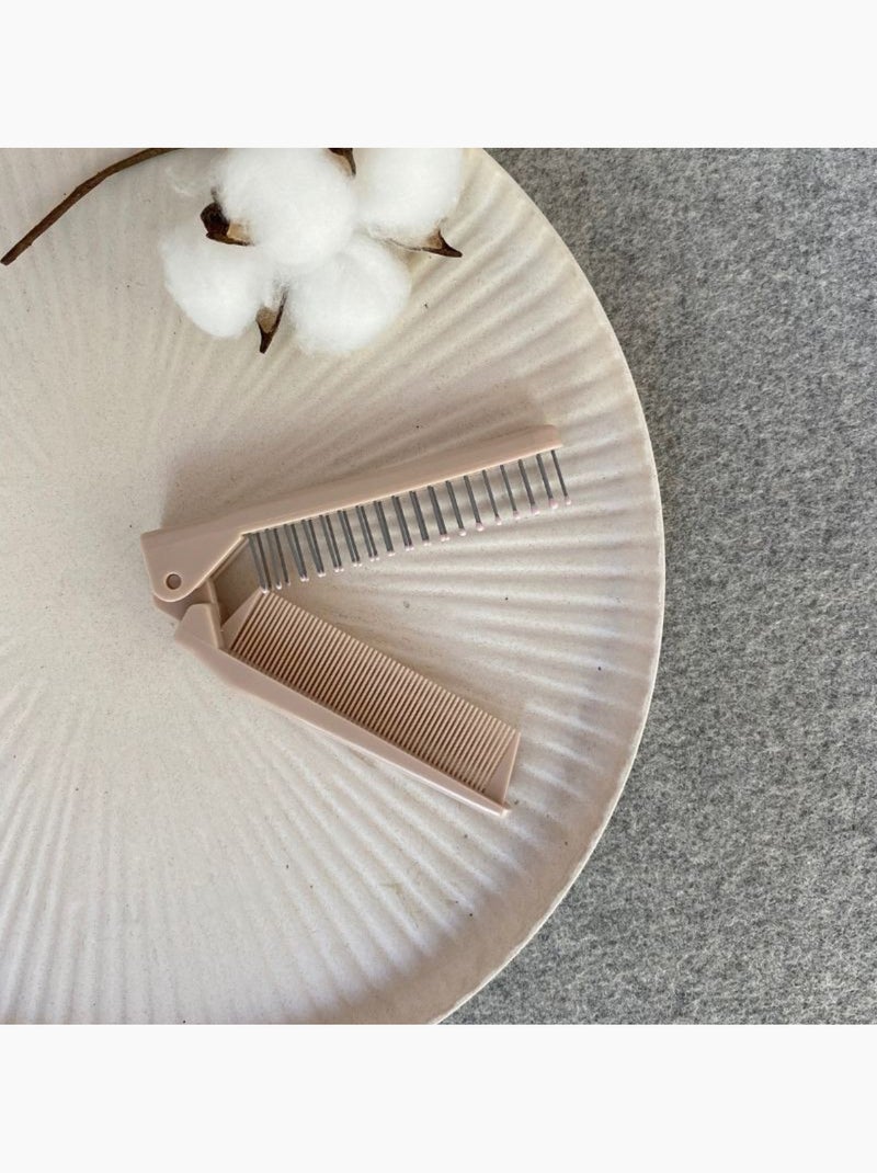 Brosse peigne à cheveux pliable Rose clair - Kiabi