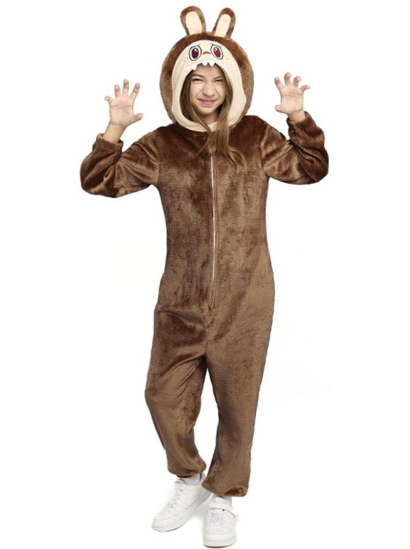 Bruin lulú-monsterkostuum Multicolor - Kiabi