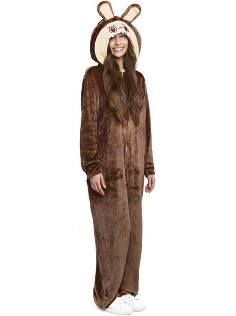 Bruin lulú-monsterkostuum voor volwassenen Multicolor - Kiabi