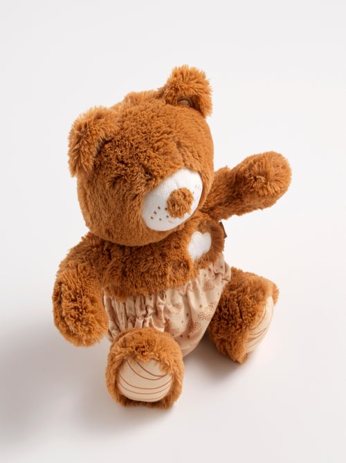 Bruine knuffelbeer met geborduurde details - Kiabi Bruine knuffelbeer met geborduurde details - Kiabi