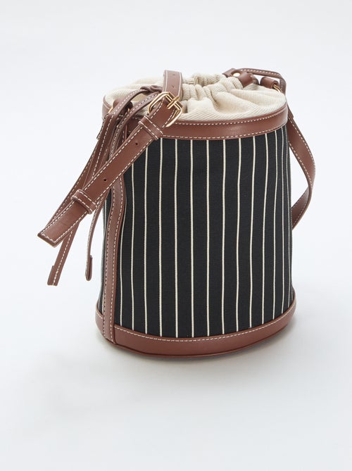 Bucket bag van stof - Kiabi