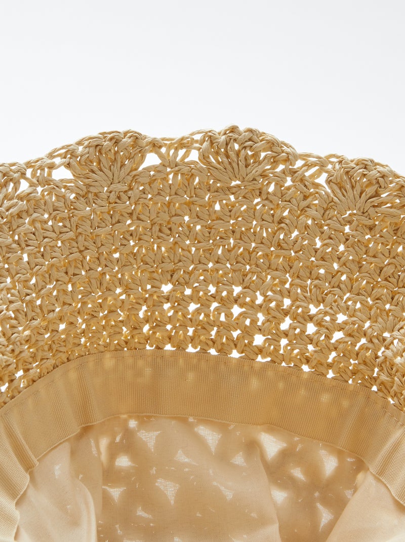 Bucket hat met ajour BIEGE - Kiabi