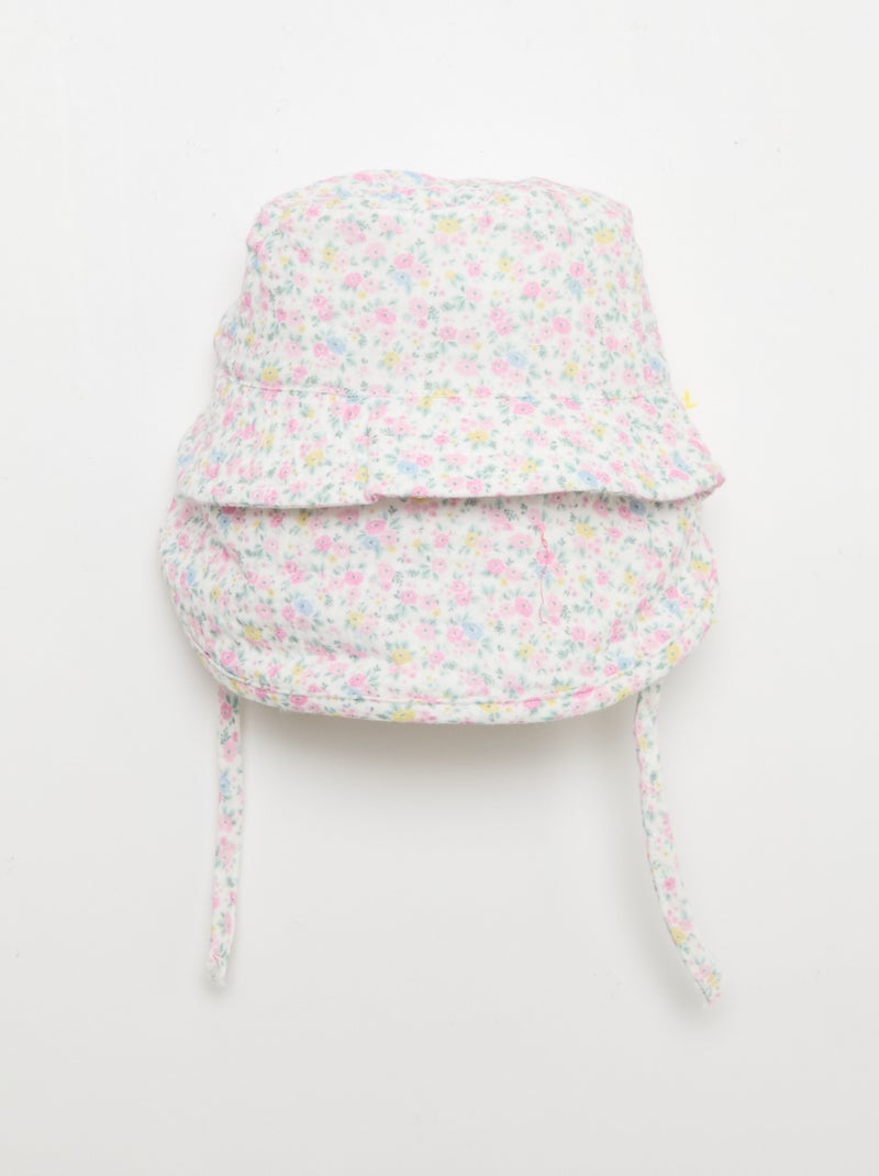 Bucket hat met trekkoordjes 'Marie' Lichtroze - Kiabi