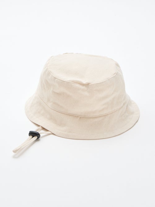 Bucket hat met trekkoordjes - Kiabi
