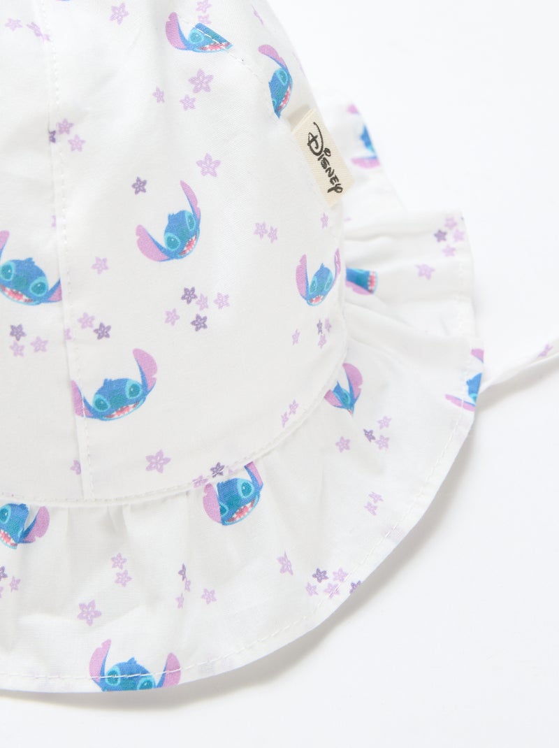 Bucket hat 'Stitch' 'Disney' met strikbandjes Blauw - Kiabi
