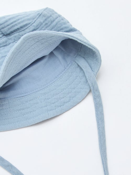 Bucket hat van katoengaas - Kiabi