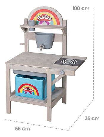 Buitenkeuken met boetseerkleiset + accessoires 'roba x Play-Doh'
