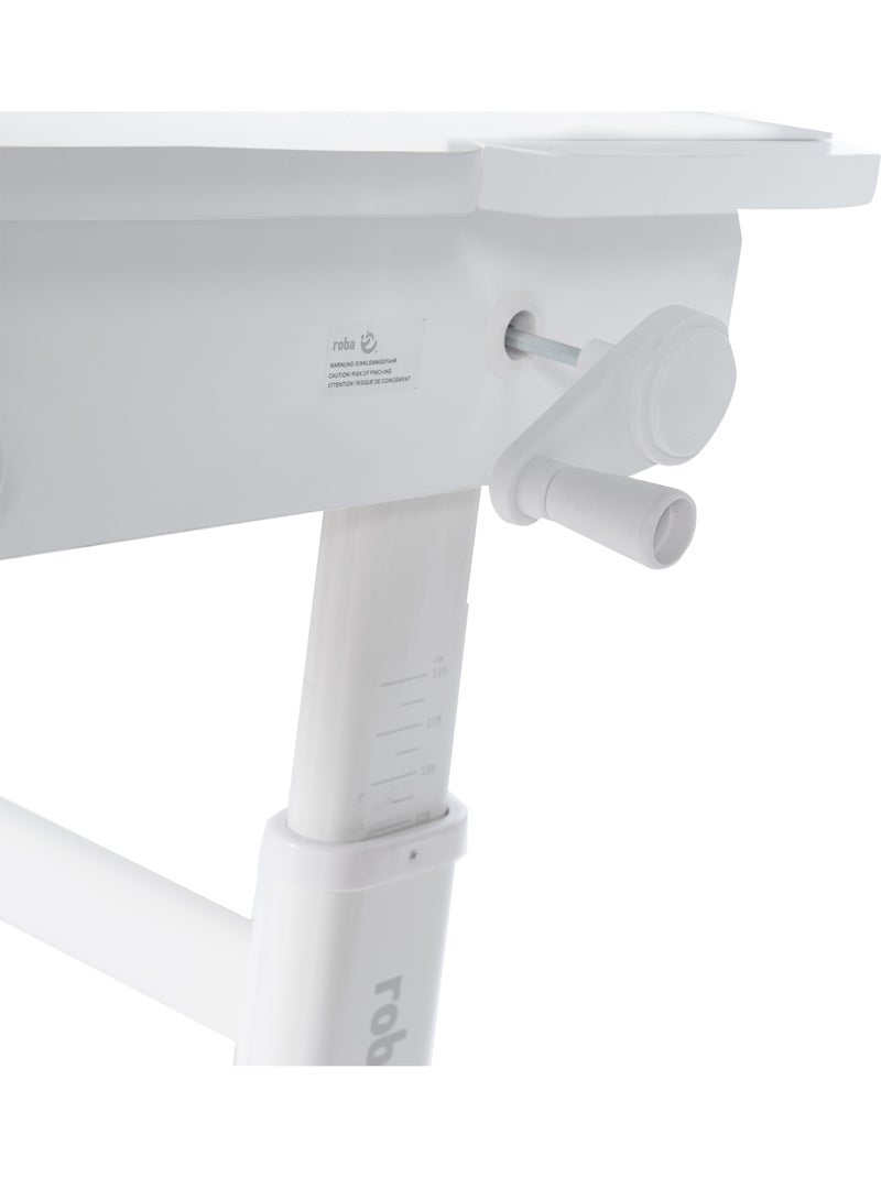 Bureau 'Basic', in hoogte verstelbaar Wit - Kiabi