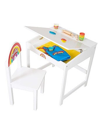 Bureau + chaise + 6 boites de pâte à modeler + accessoires roba x Play-Doh
