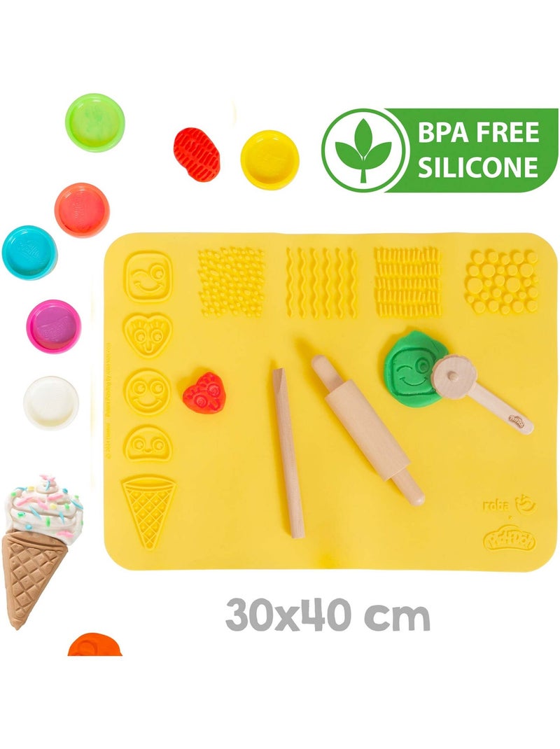 Bureau + chaise + 6 boites de pâte à modeler + accessoires roba x Play-Doh N/A - Kiabi