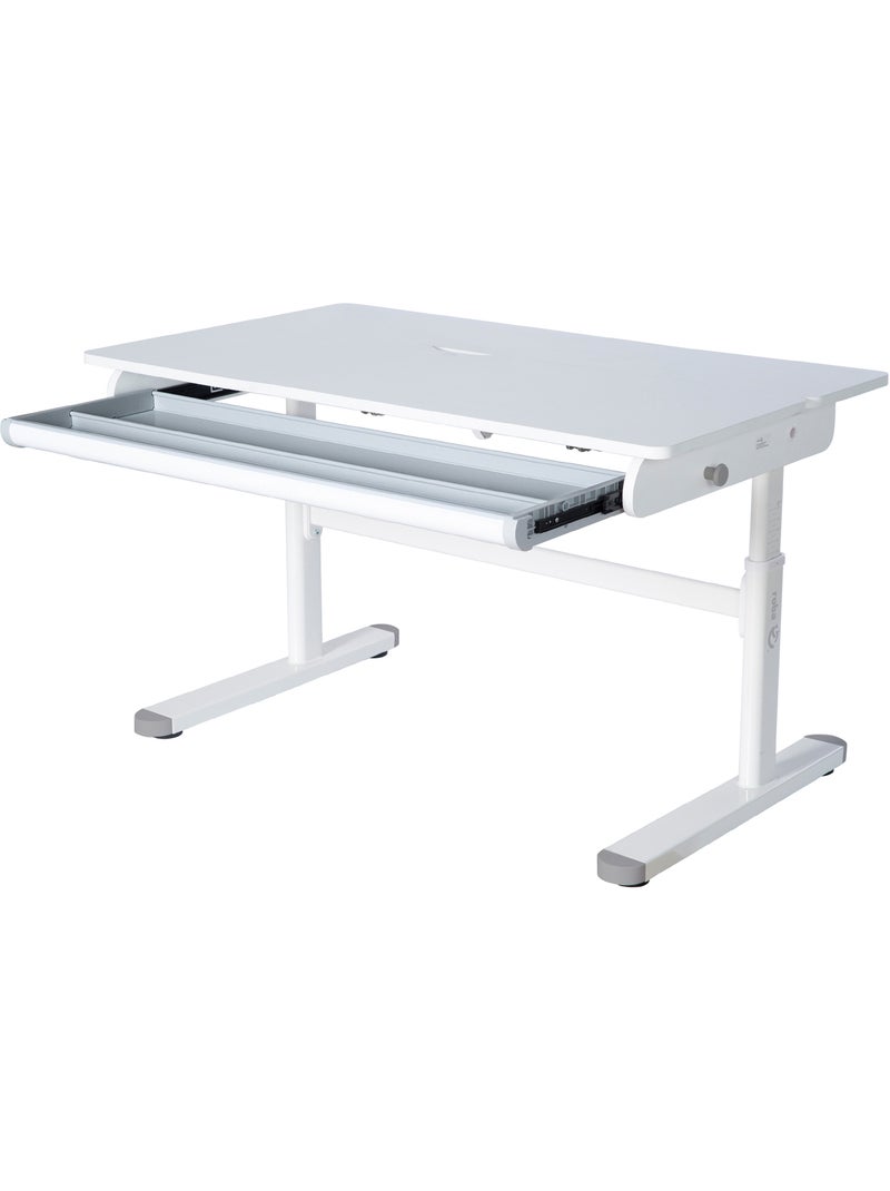 Bureau por enfant Smart Grow avec plateau inclinable Blanc - Kiabi