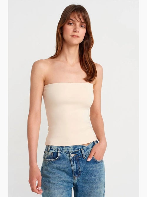 Bustier aansluitend van jersey dilvin - Kiabi Bustier aansluitend van jersey dilvin - Kiabi