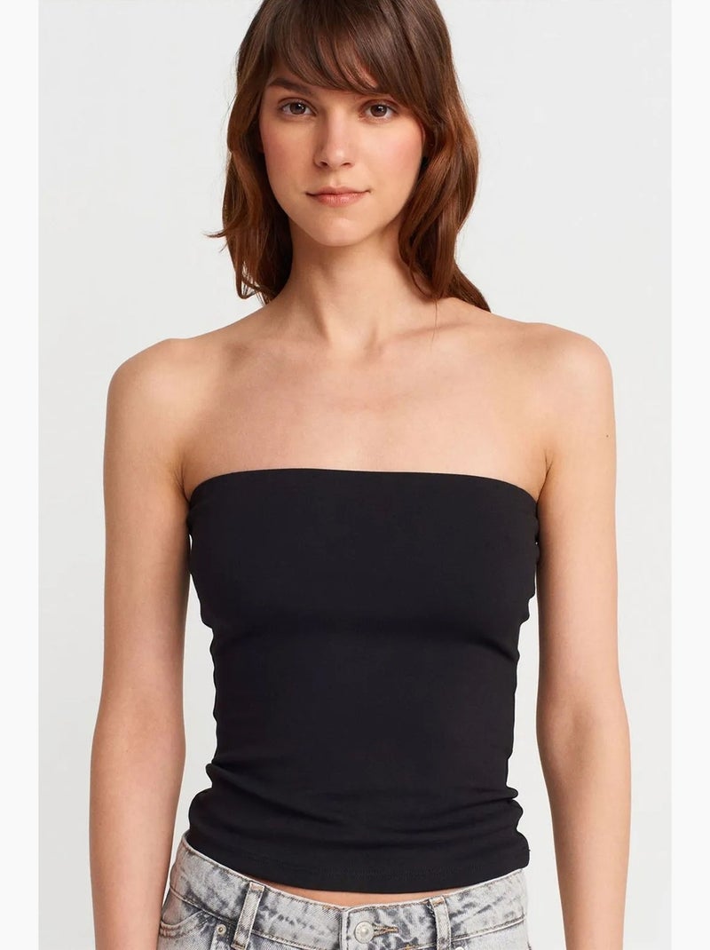 Bustier aansluitend van jersey dilvin Zwart - Kiabi