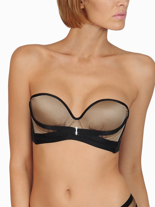 Bustier bandeau préformé multi-positions lady moon - Kiabi Bustier bandeau préformé multi-positions lady moon - Kiabi