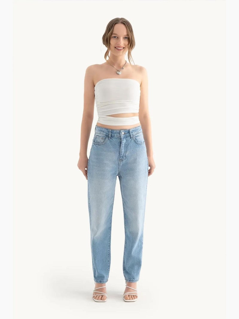 Bustier met cut-out hiccup Wit - Kiabi
