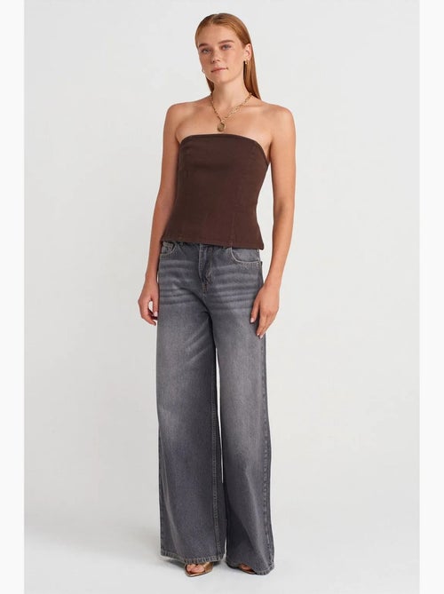 Bustier peplum aansluitend dilvin - Kiabi