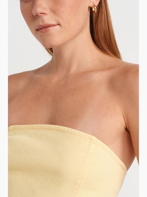 Bustier peplum aansluitend dilvin - Kiabi Bustier peplum aansluitend dilvin - Kiabi