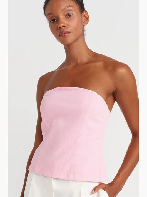 Bustier peplum aansluitend dilvin - Kiabi Bustier peplum aansluitend dilvin - Kiabi