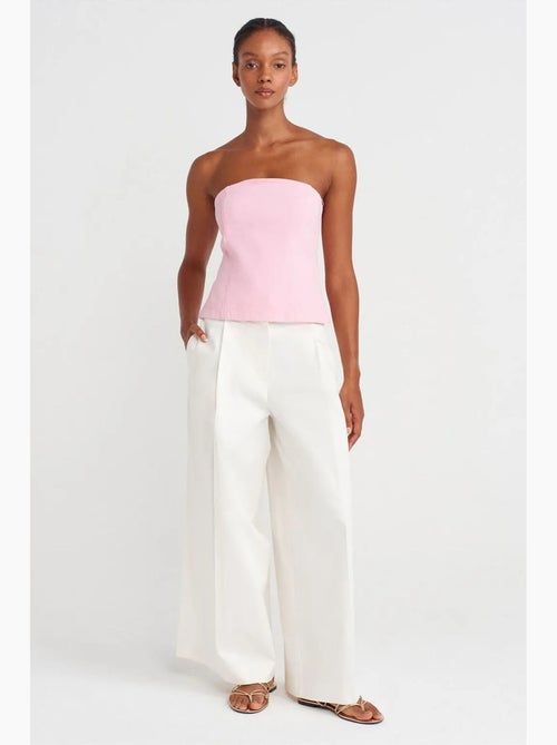 Bustier peplum aansluitend dilvin - Kiabi Bustier peplum aansluitend dilvin - Kiabi