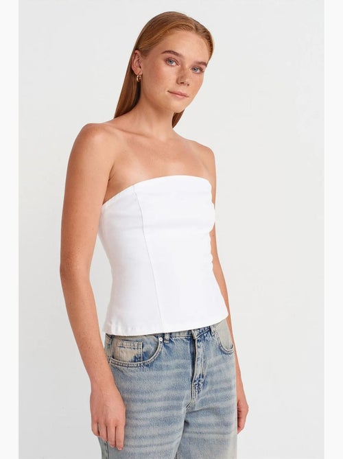 Bustier peplum aansluitend dilvin - Kiabi