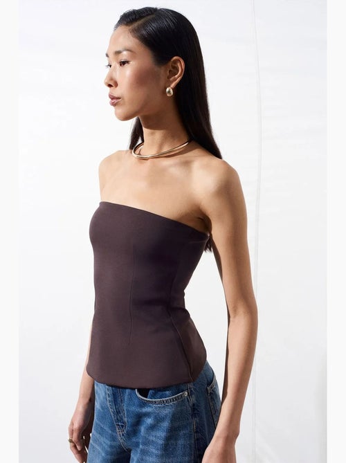 Bustier top aansluitend dilvin - Kiabi