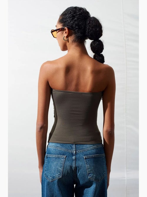 Bustier top aansluitend dilvin - Kiabi Bustier top aansluitend dilvin - Kiabi
