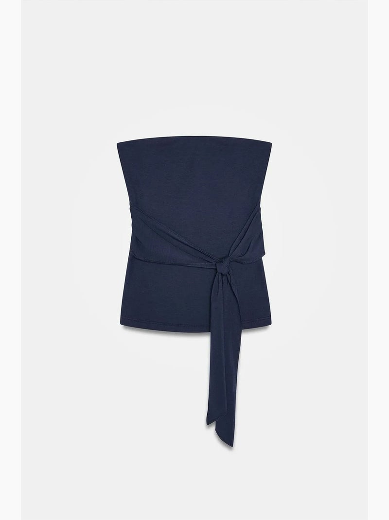 Bustier top aansluitend dilvin Lagonblauw - Kiabi