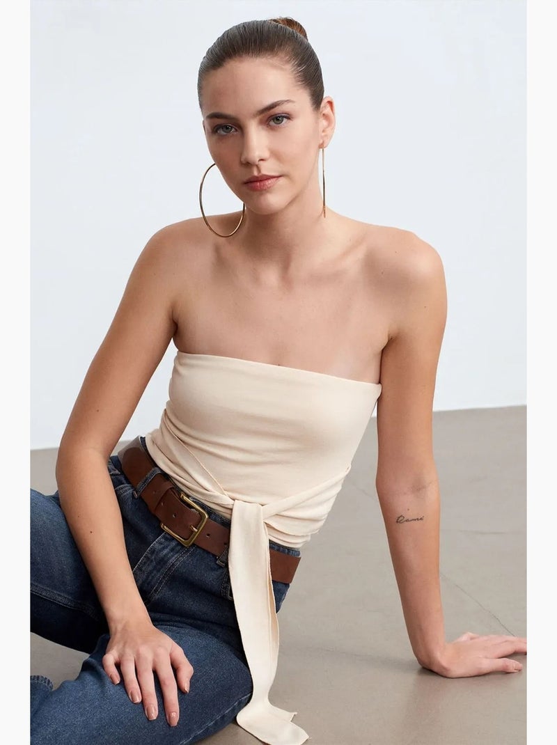 Bustier top aansluitend dilvin Lichtbeige - Kiabi