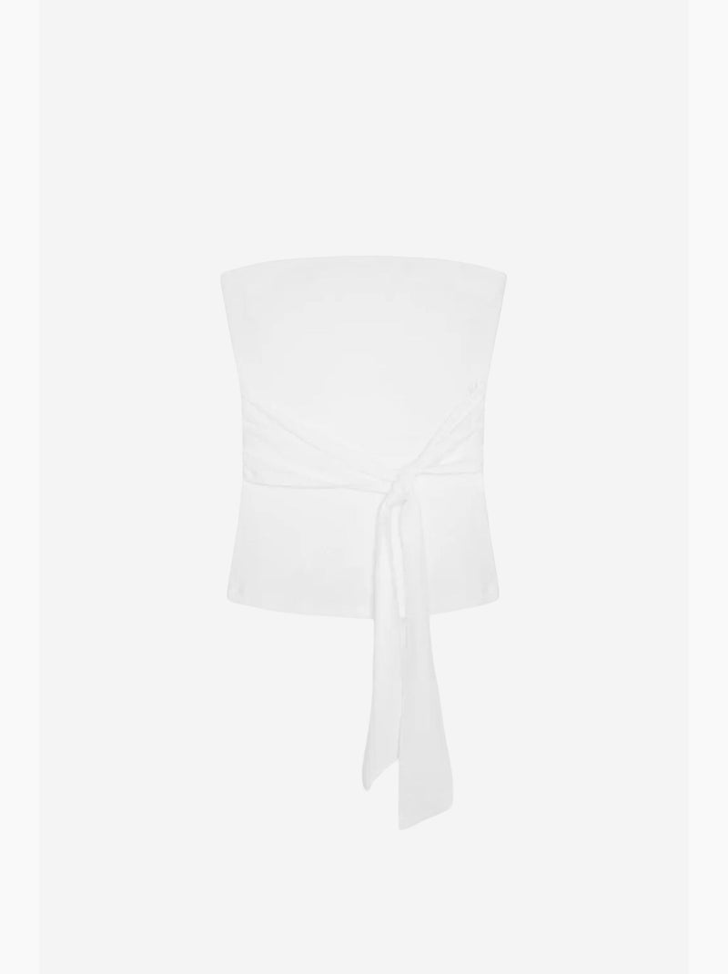 Bustier top aansluitend dilvin Wit - Kiabi