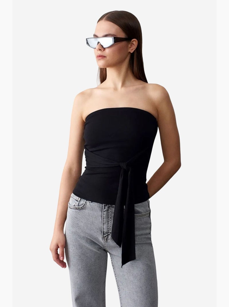 Bustier top aansluitend dilvin Zwart - Kiabi