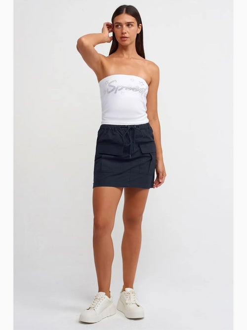 Bustier top kort aansluitend met strass dilvin - Kiabi Bustier top kort aansluitend met strass dilvin - Kiabi