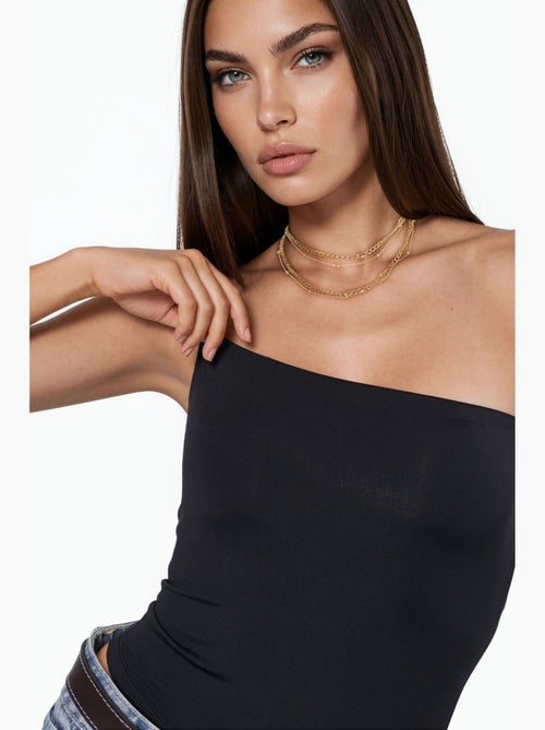 Bustier top kort busem - Kiabi