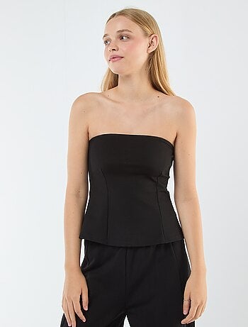 Bustier uni évasé
