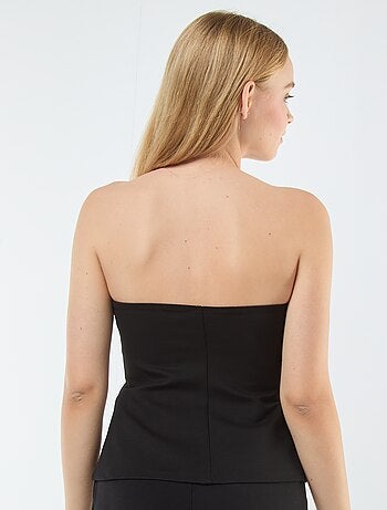 Bustier uni évasé