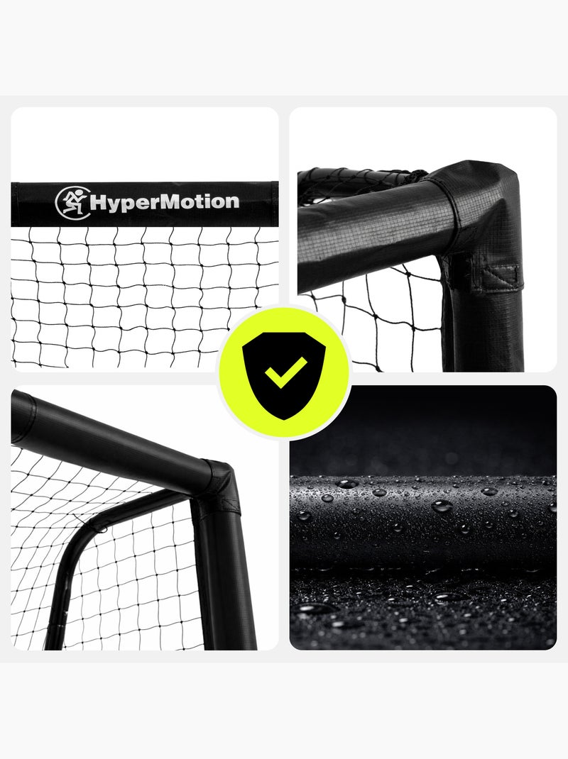 But de football HyperMotion 180 x 120 cm - Cage avec Filet et Ancrages Noir - Kiabi