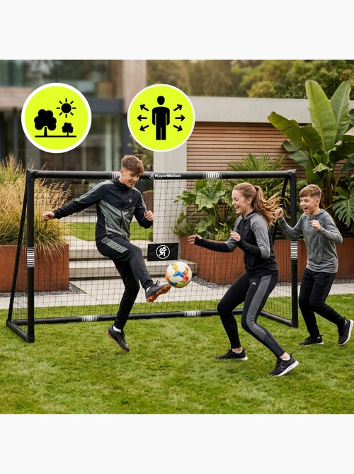 But de Football HyperMotion 240 x 160 cm - Cage avec Filet et Ancrages - Kiabi But de Football HyperMotion 240 x 160 cm - Cage avec Filet et Ancrages - Kiabi